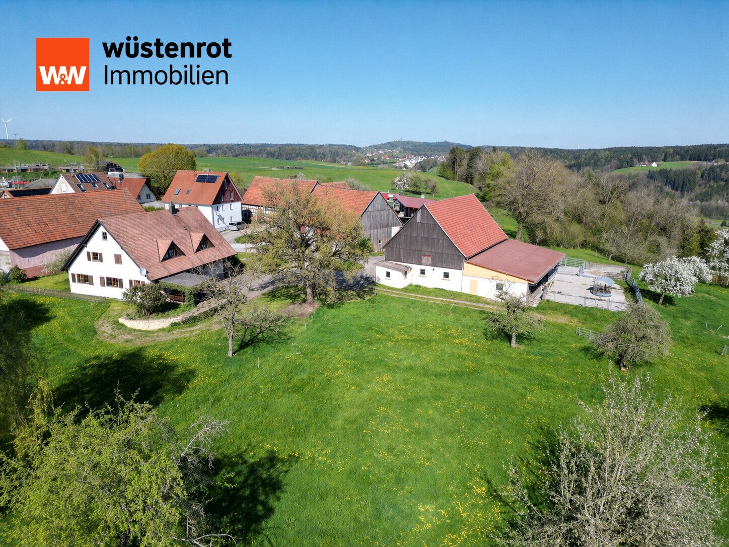 Immobilienangebot - Sulzbach-Laufen - Alle - Einzigartiges Anwesen in herrlicher Natur – Landhaus mit 8 Hektar ideal für Pferdehaltung, Hobby oder zur Erholung!
