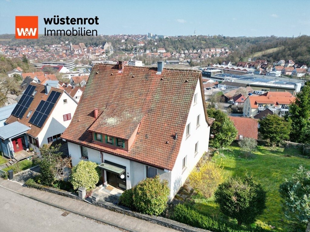 Immobilienangebot - Schwäbisch Hall - Alle - Familienfreundliches Wohnhaus mit drei Wohnungen in ruhiger Aussichtslage