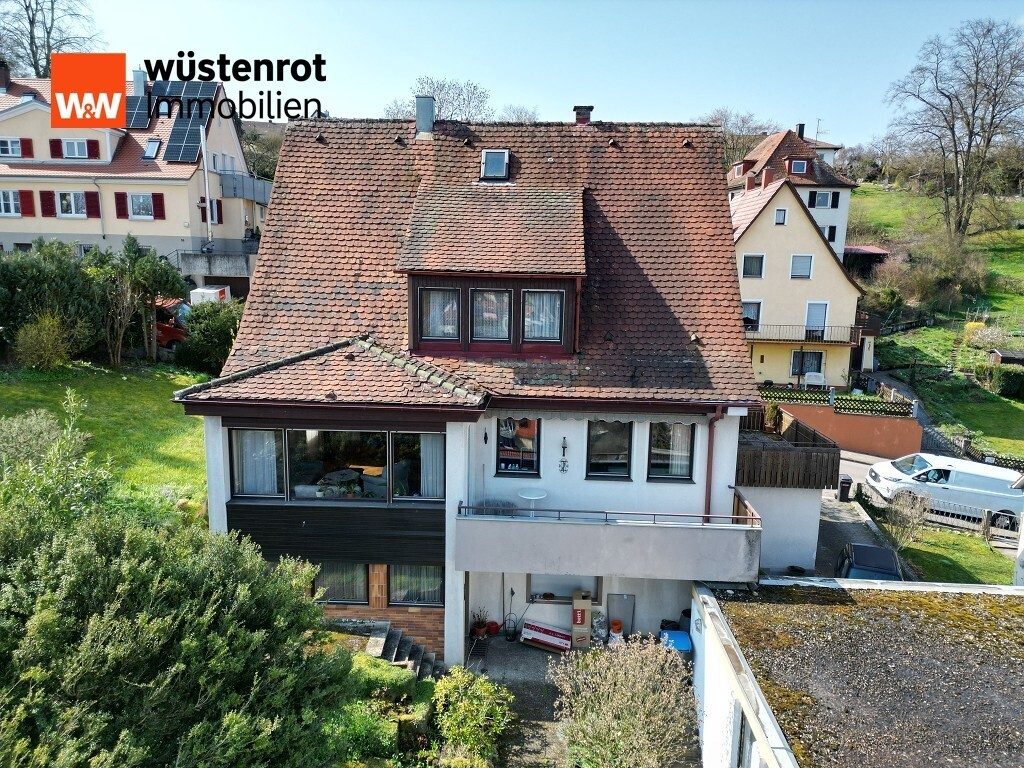 Immobilienangebot - Schwäbisch Hall - Alle - Familienfreundliches Wohnhaus mit drei Wohnungen in ruhiger Aussichtslage