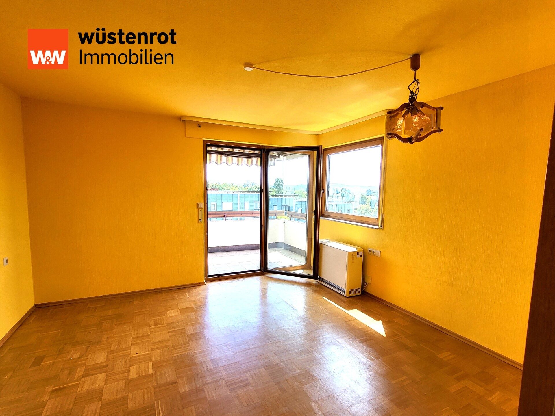 Immobilienangebot - Waiblingen - Alle - Unverbaute Aussicht und sehr gute Infrastruktur: Freie 3-Zimmer-Wohnung