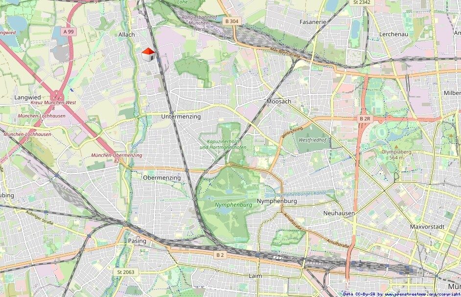 Immobilienangebot - München-Allach - Alle - Beste Lage, beste Größe: Baugrundstück mit Altbestand