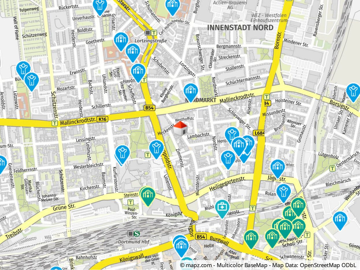 Immobilienangebot - Dortmund - Alle - Attraktives Mehrfamilienhaus mit Gewerbeeinheit