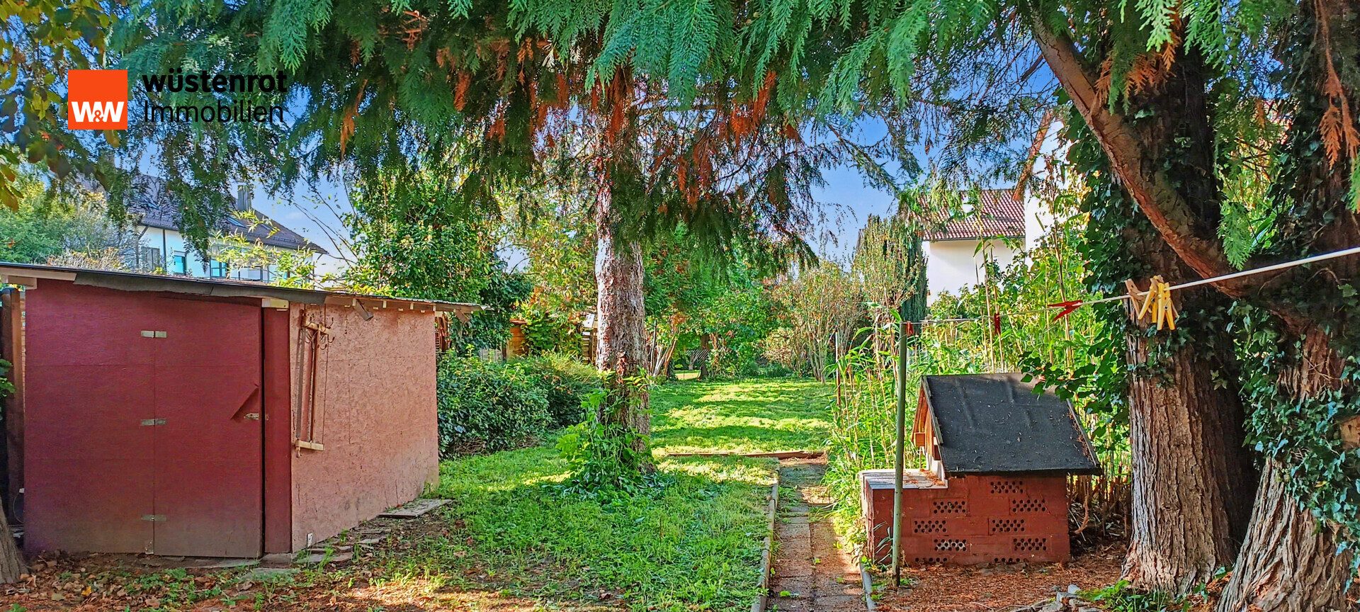 Immobilienangebot - Bruchsal - Alle - Großzügiges Wohnensemble mit Hinterhaus (als separate Einheit), idyllischem Garten und Dachterrasse