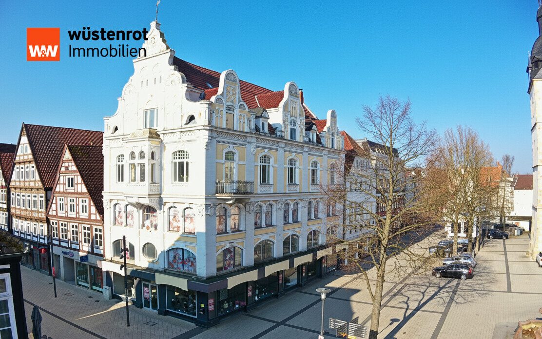 Immobilienangebot - Detmold - Alle - Seltene Gelegenheit: Großflächiges Innenstadtobjekt in Premiumlage der Detmolder Fußgängerzone