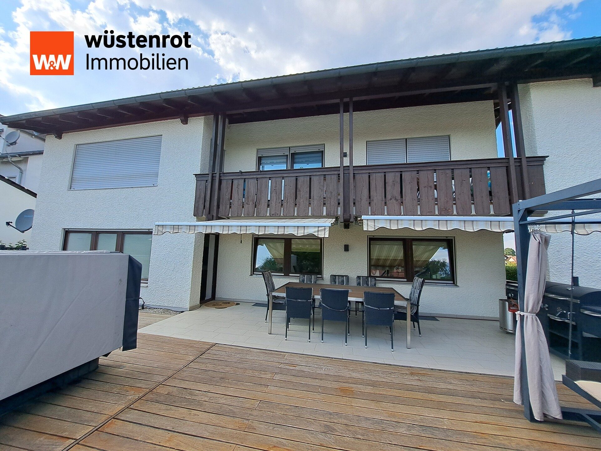 Immobilienangebot - Mainburg - Alle - Gelegenheit! 2-Familien-Haus mit Swimspa in ruhiger Lage - provisionsfrei