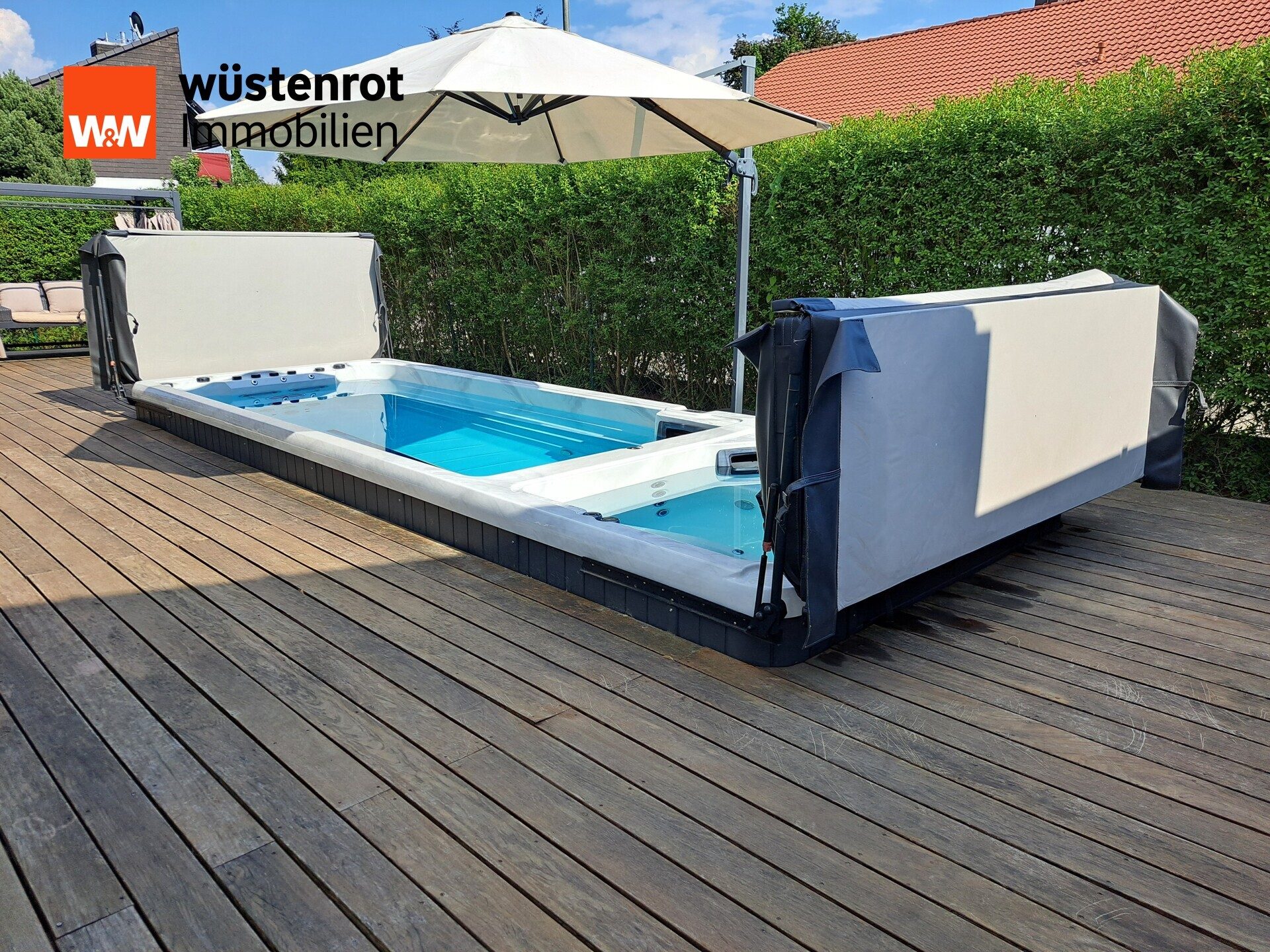 Immobilienangebot - Mainburg - Alle - Gelegenheit! 2-Familien-Haus mit Swimspa in ruhiger Lage - provisionsfrei