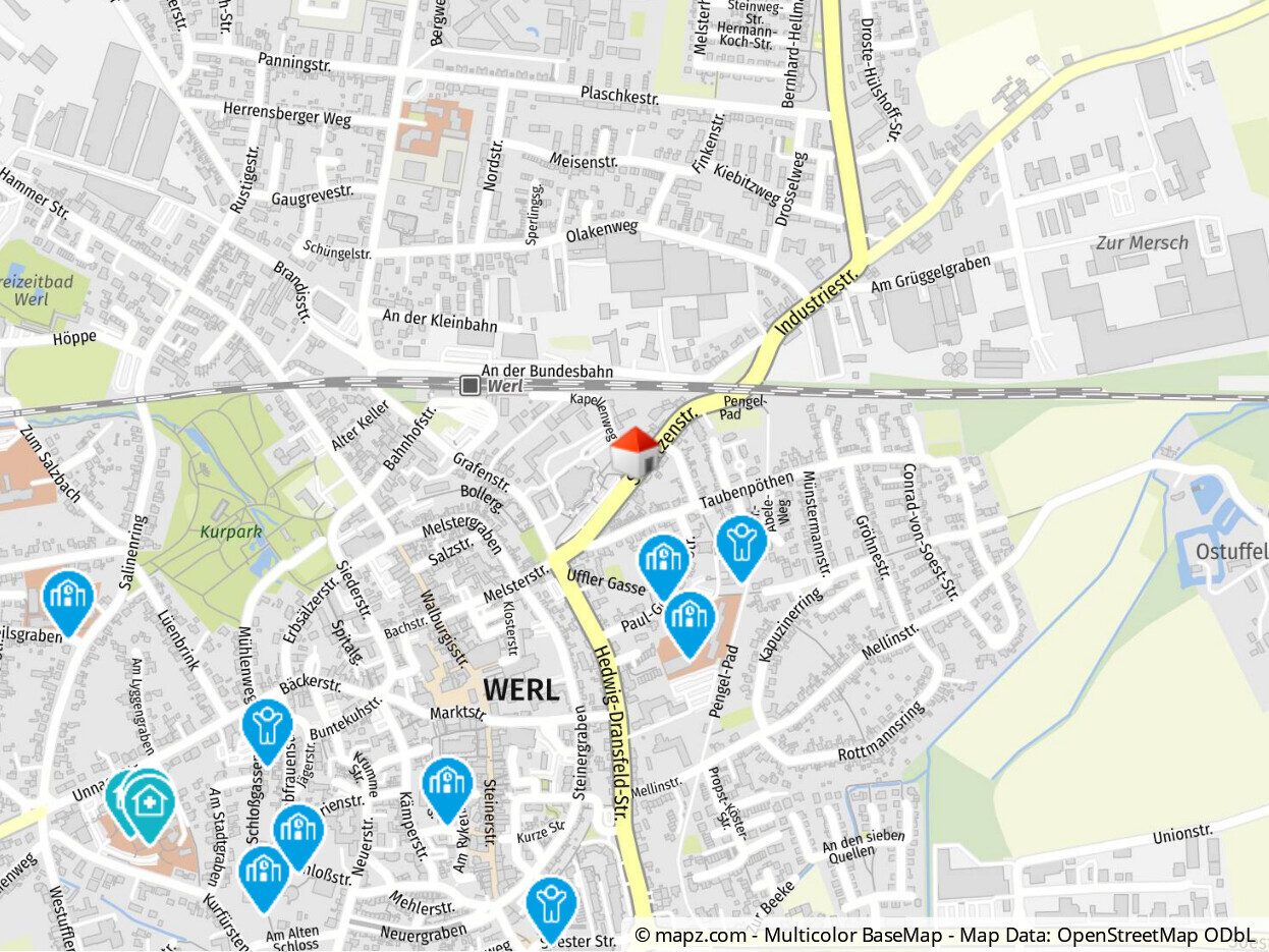 Immobilienangebot - Werl - Alle - Großzügiges Doppelhaus mit 232m² Wohnfläche auf 2662m² Grundstück in Teil-saniertem Zustand