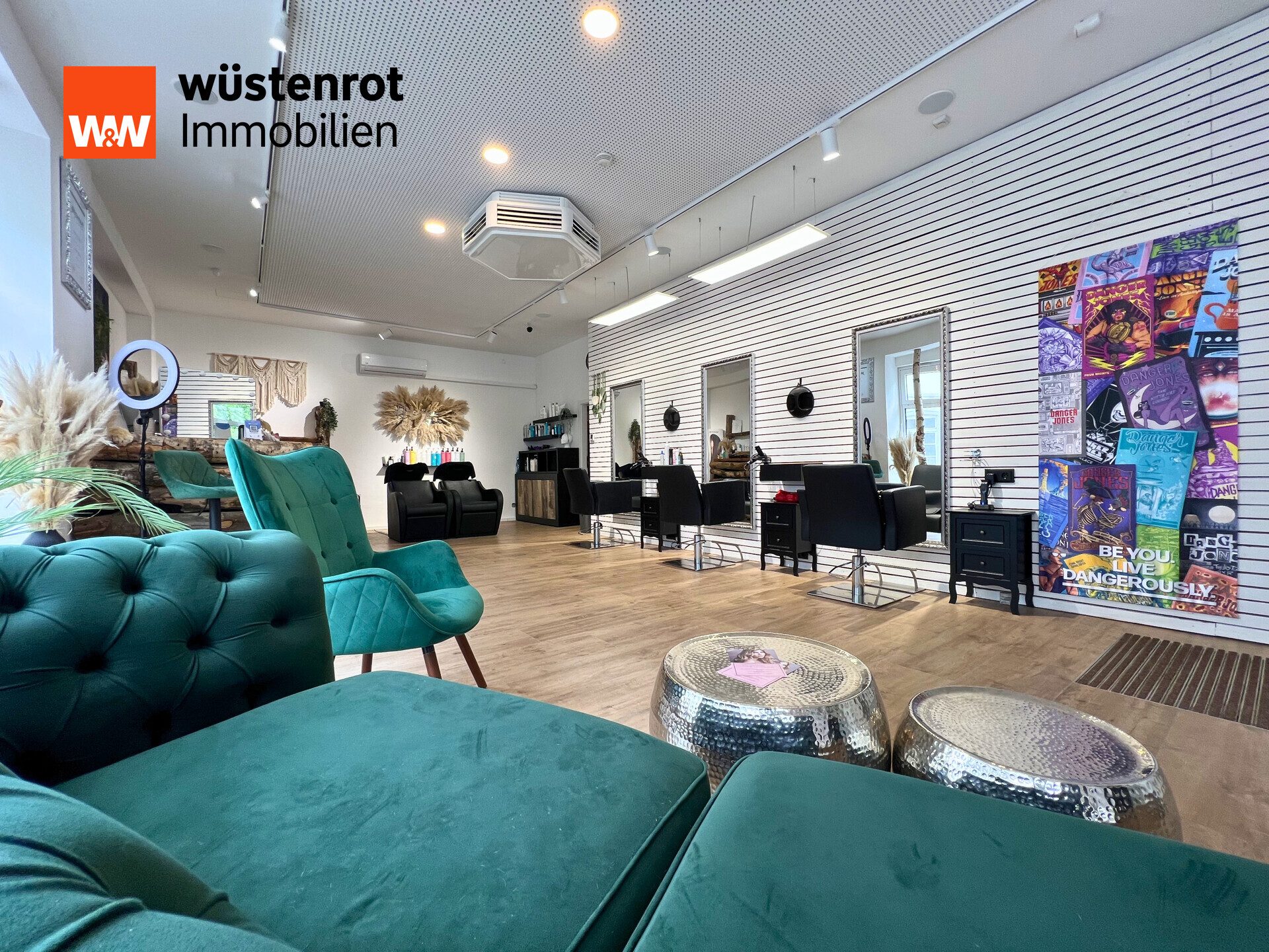 Immobilienangebot - Wörrstadt - Alle - Hochwertig sanierte Gewerbefläche mit moderner Theke, Klimaanlage und großer Schaufensterfront...