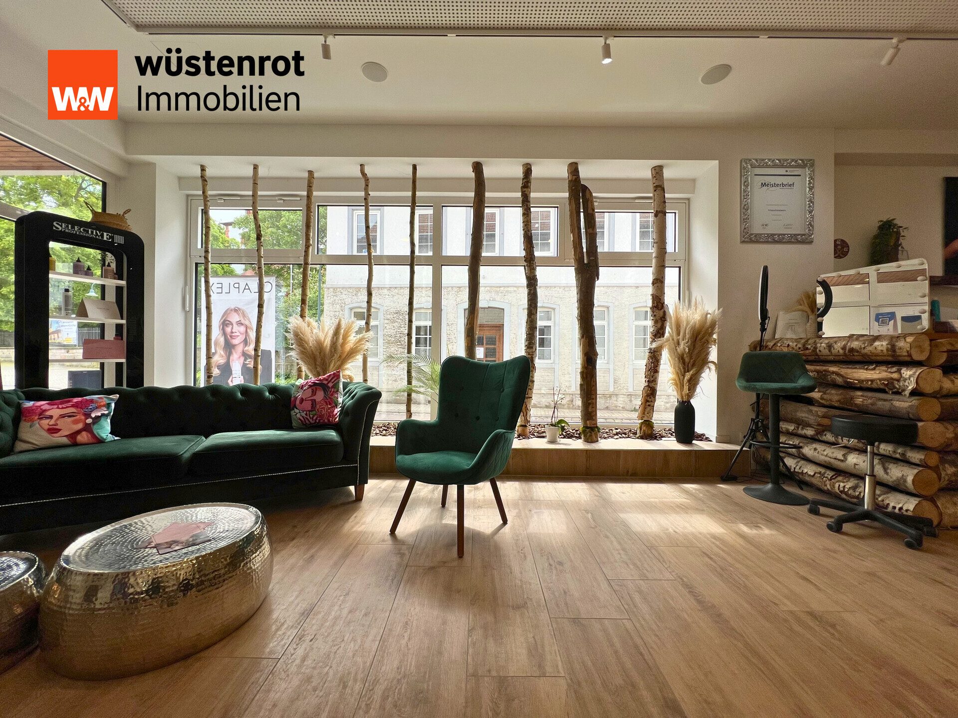 Immobilienangebot - Wörrstadt - Alle - Hochwertig sanierte Gewerbefläche mit moderner Theke, Klimaanlage und großer Schaufensterfront...