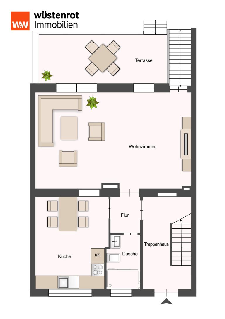 Immobilienangebot - Düsseldorf - Alle - Charmantes Ein- bis Zweifamilienhaus in Düsseldorf-Unterrath – Solides Zuhause mit viel Potenzial