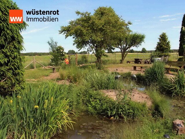Immobilienangebot - Arendsee / Genzien - Alle - Exklusiv! Wohnhaus, 4 Ferienhäuser, Sauna-/Grillhaus, ca.6.000m² Idylle, Pferdehof mögl., OT Genzien