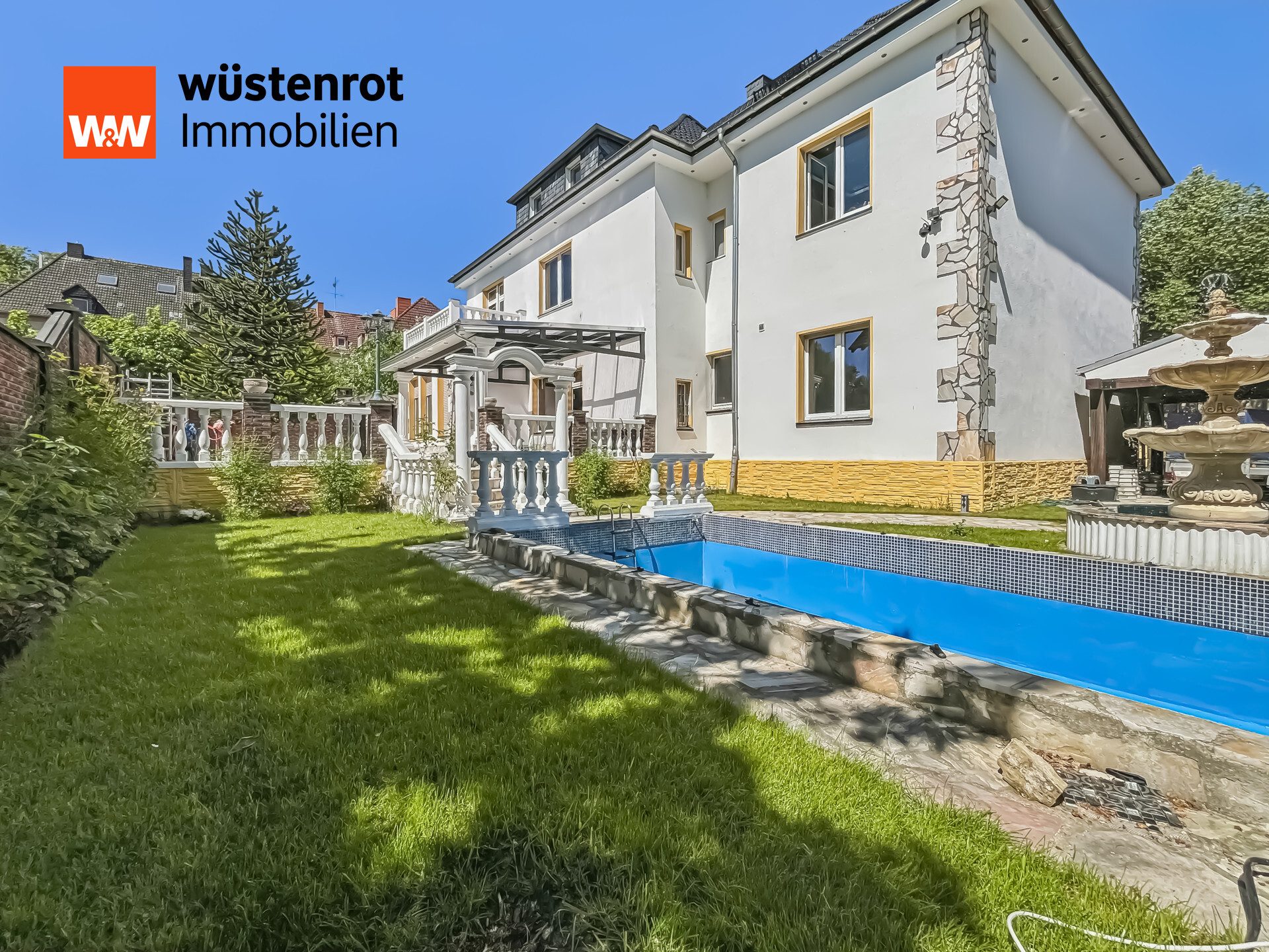 Immobilienangebot - Recklinghausen - Alle - Exklusive Stadtvilla mit mediterranem Flair in bester Lage von Recklinghausen