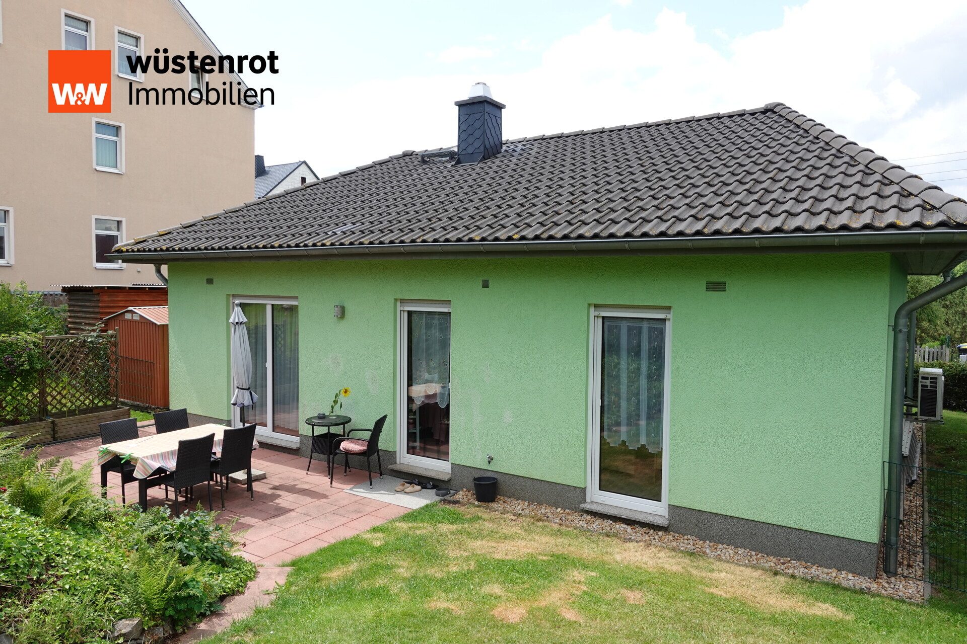 Immobilienangebot - Lugau/Erzgebirge - Alle - Moderner Bungalow – komfortables Wohnen auf einer Ebene