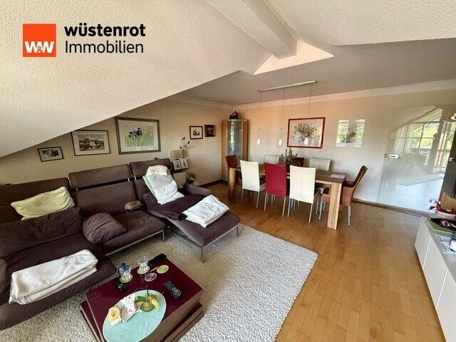 Immobilienangebot - Waging am See - Alle - Sonnige Dachgeschosswohnung mit 2 Balkonen und Weitblick in ruhiger Lage von Waging am See!