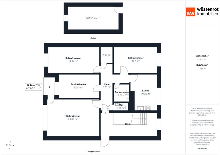 Immobilienangebot - Hamburg - Alle - 4-Zi.-Wohnung nähe Elbe-Einkaufszentrum