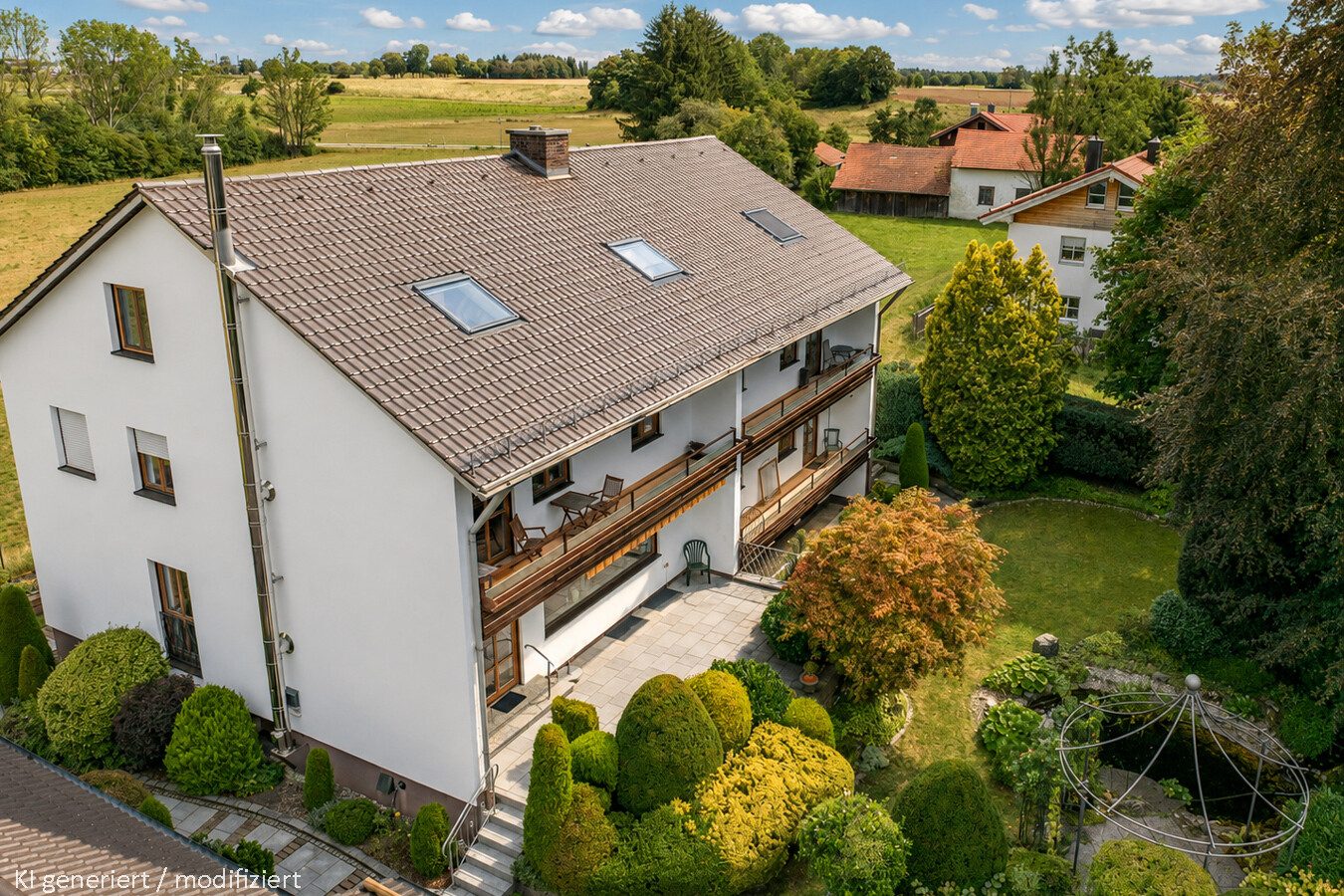 Immobilienangebot - Oberhaching - Alle - Gepflegtes 5-Familienhaus auf großzügigem Grundstück