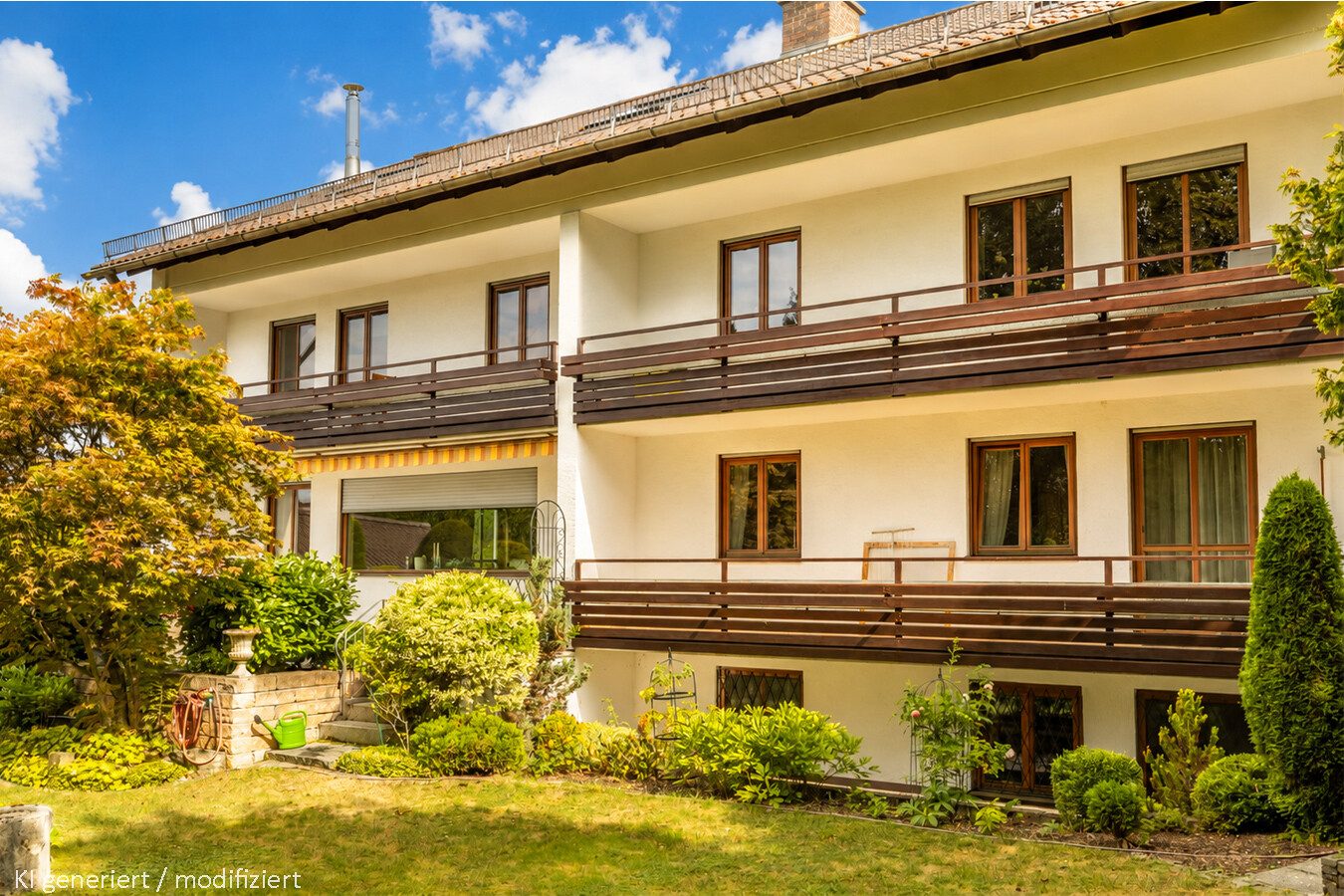 Immobilienangebot - Oberhaching - Alle - Gepflegtes 5-Familienhaus auf großzügigem Grundstück