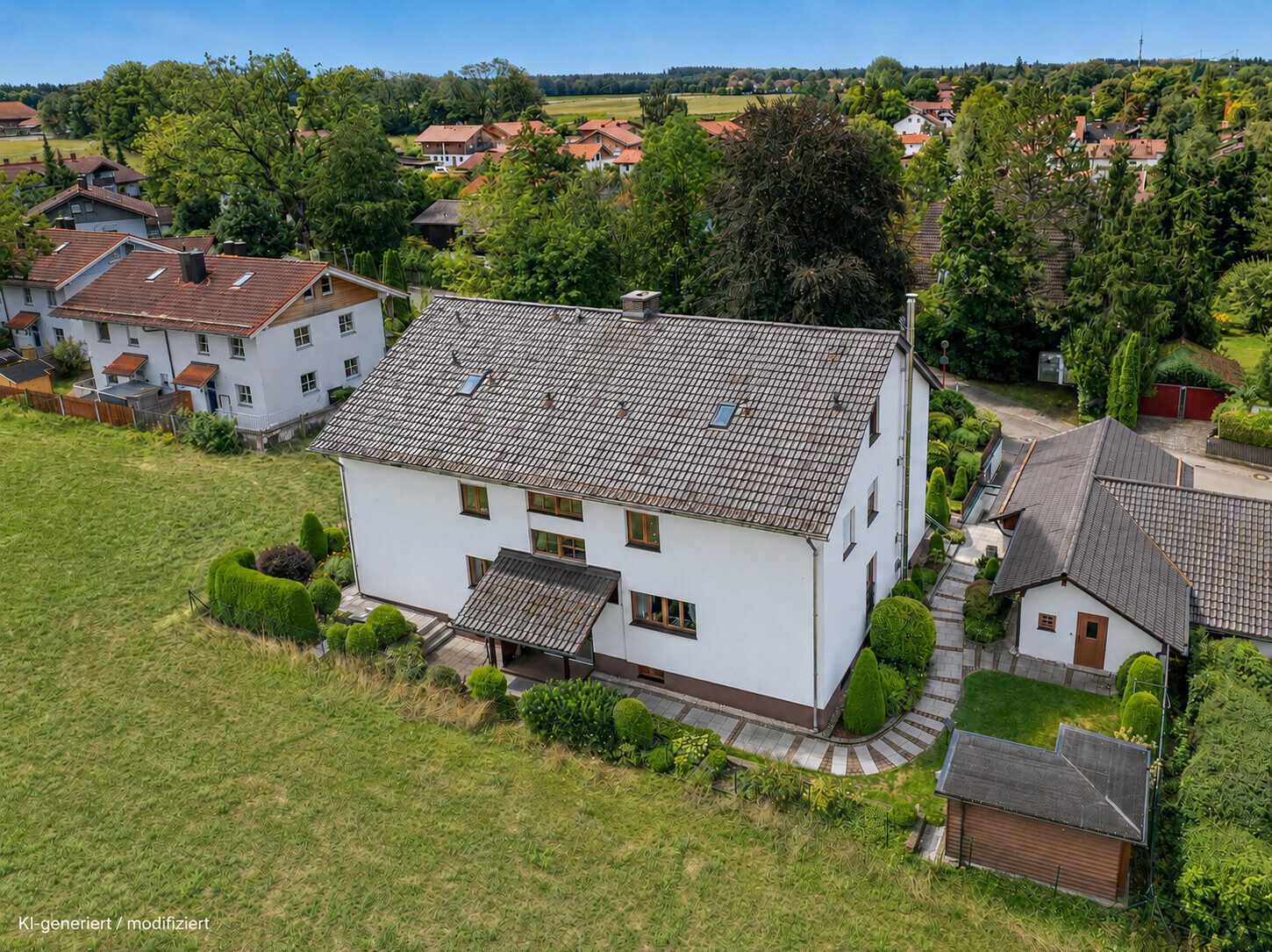 Immobilienangebot - Oberhaching - Alle - Gepflegtes 5-Familienhaus auf großzügigem Grundstück