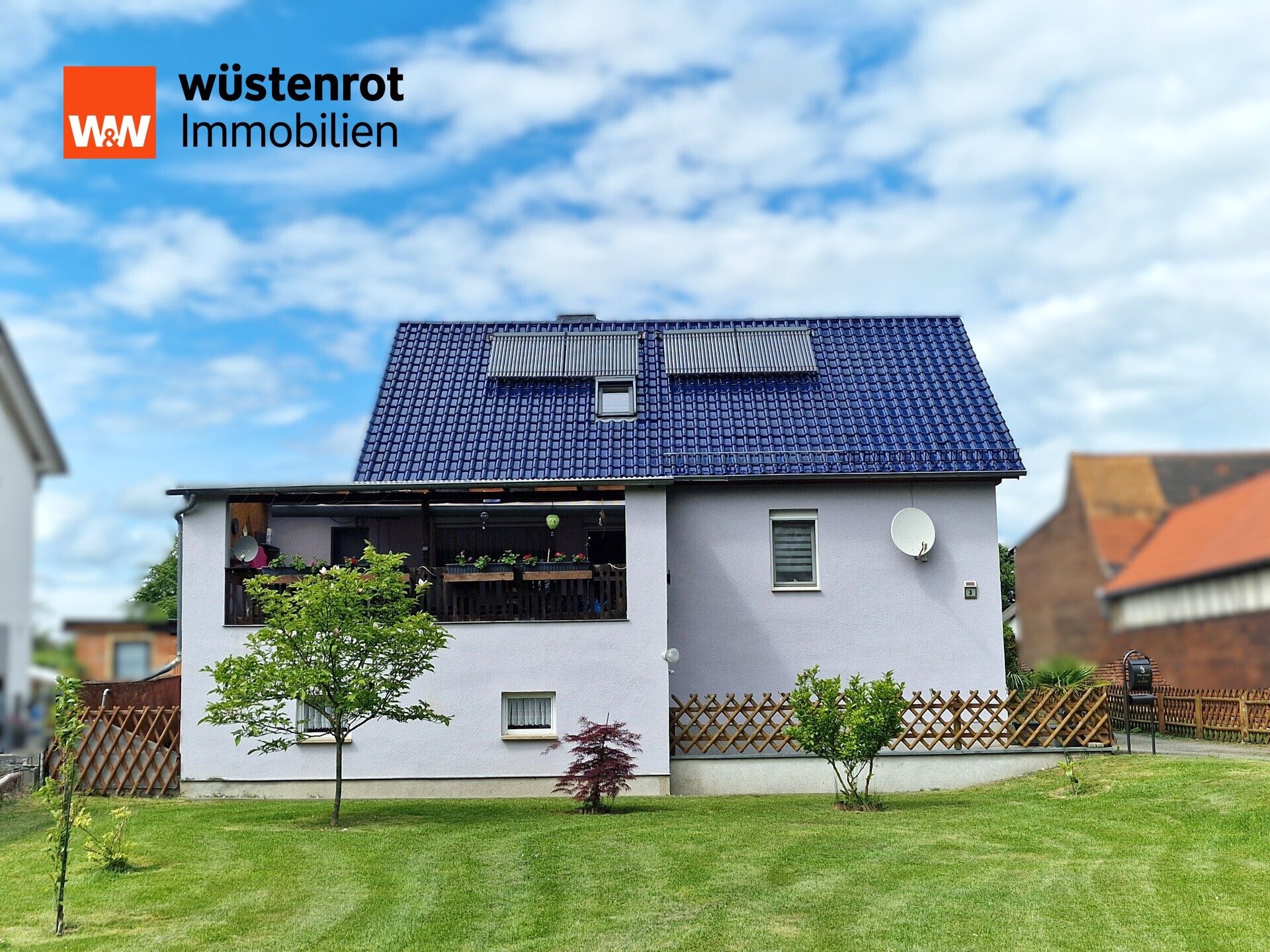 Immobilienangebot - Lützen - Alle - Großgörschen- Charmantes Wohndomizil, 2 Garagen, viel Platz für Zwei- und Vierbeiner