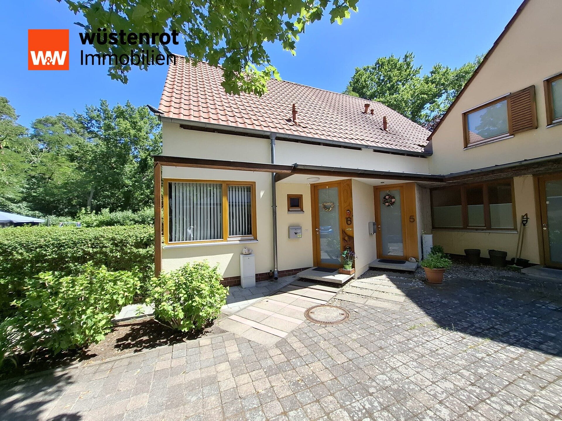 Immobilienangebot - Ludwigsfelde / Gröben - Alle - Ihr neues Zuhause in Gröben - Am See! Komfortable und gepflegte DHH in einem freundlichen Wohnumfeld