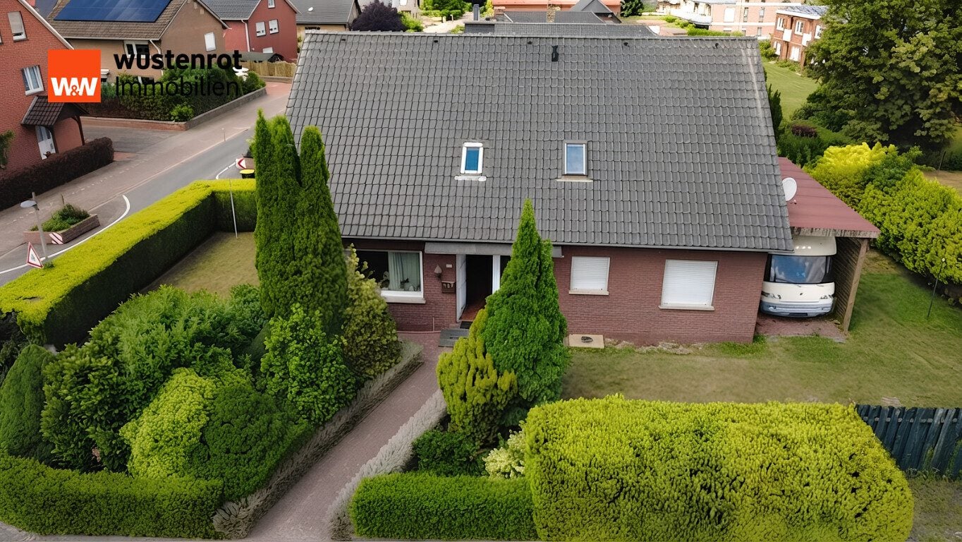Immobilienangebot - Ankum - Alle - Viel Raum für Ihre Träume: Einfamilienhaus mit XXL-Grundstück & Wohnmobil-Carport