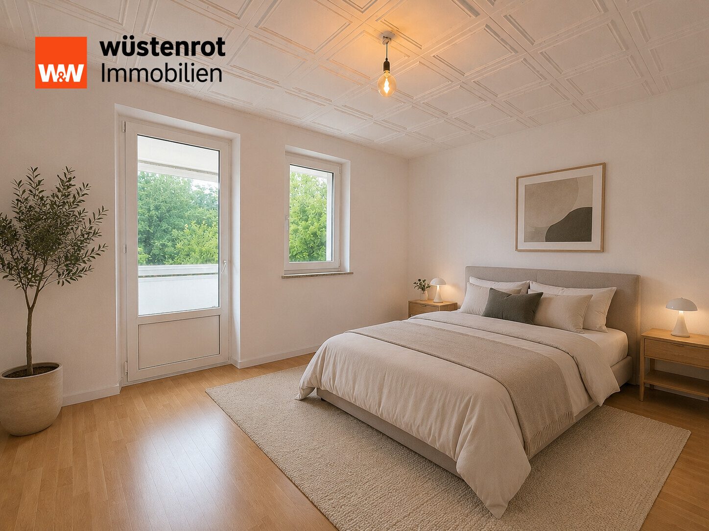 Immobilienangebot - Düsseldorf - Alle - Attraktive 3-Zimmer-Wohnung in Düsseldorf mit Balkon  - modern, lichtdurchflutet & ideal aufgeteilt