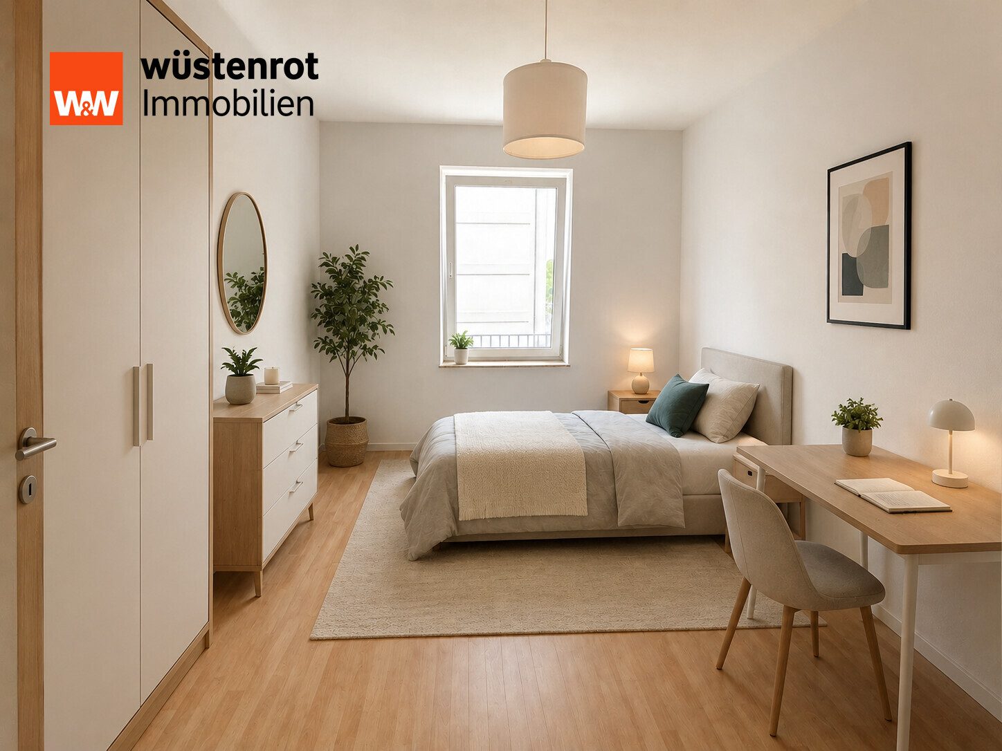 Immobilienangebot - Düsseldorf - Alle - Attraktive 3-Zimmer-Wohnung in Düsseldorf mit Balkon  - modern, lichtdurchflutet & ideal aufgeteilt
