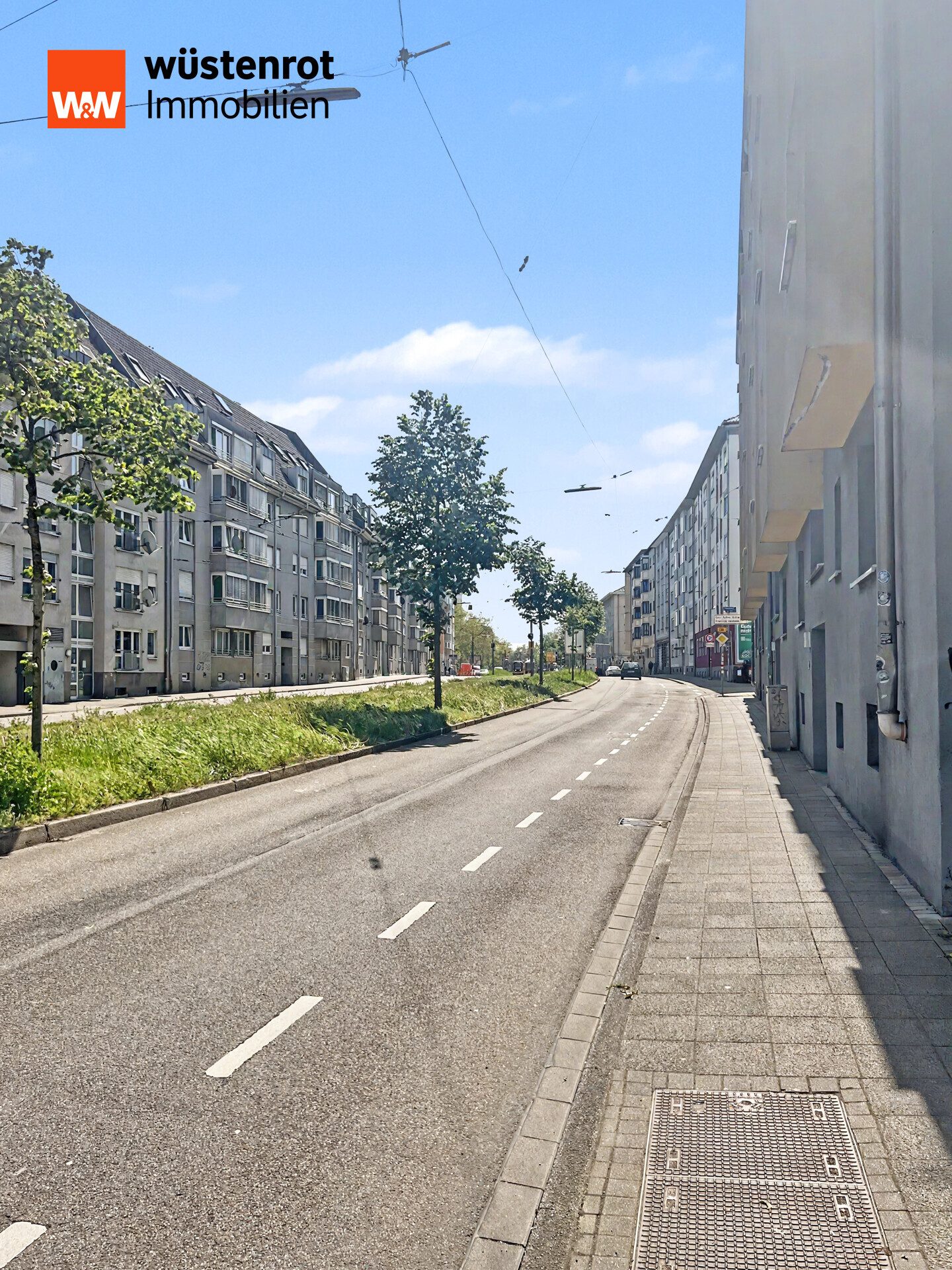 Immobilienangebot - Karlsruhe - Alle - Zentrale 2-Zimmer-Wohnung inklusive Tiefgaragenstellplatz