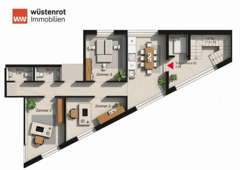 Immobilienangebot - Hofheim am Taunus / Diedenbergen - Alle - Hochwertige 4-Raum-Büro-/Praxiseinheit in moderner Neubauqualität - Hofheim-Diedenbergen