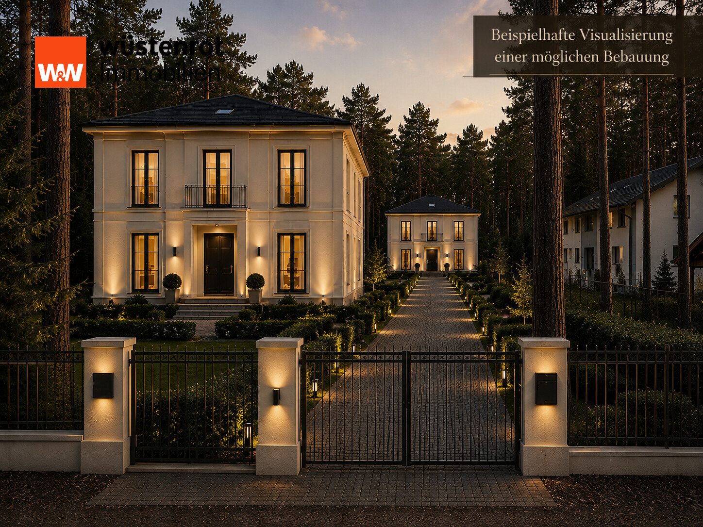 Immobilienangebot - Beelitz / Fichtenwalde - Alle - Teilbare 1603 m² Bauland im beliebten Fichtenwalde! Wir suchen 2 Familien die Eigenheimträume haben