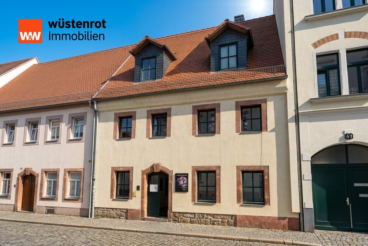 Immobilienangebot - Grimma - Alle - Wohnen im Herzen von Grimma: Historisches Reihenhaus mit Einliegerwohnung & Innenhof