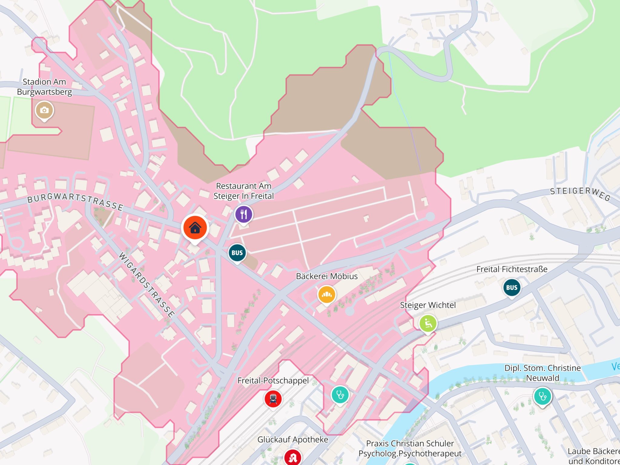 Immobilienangebot - Freital - Alle - Kapitalanlage in Freital-Potschappel – gepflegte 3-Raum-Wohnung mit Stellplatz