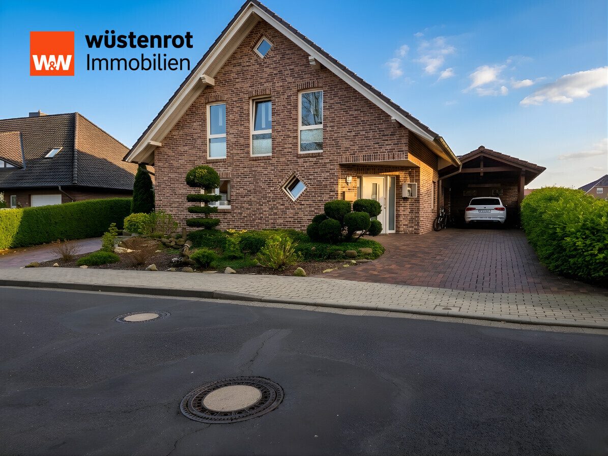 Immobilienangebot - Esterwegen - Alle - Traumhaus mit idyllischem Garten & Teich – 208 m² Wohnkomfort zum Verlieben