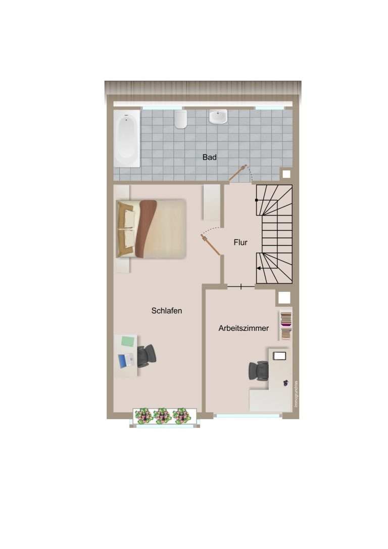 Immobilienangebot - Pforzheim / Arlinger - Alle - Ihr neues Zuhause in Arlinger – Reihenendhaus mit Wohlfühlcharakter