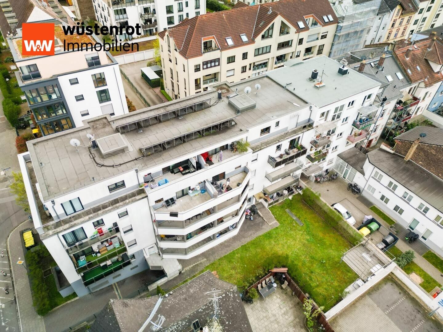 Immobilienangebot - Offenbach - Alle - Familienfreundliche 4-Zimmer-Wohnung mit Balkon, Gäste-WC und Gartennutzung im KfW-70-Haus