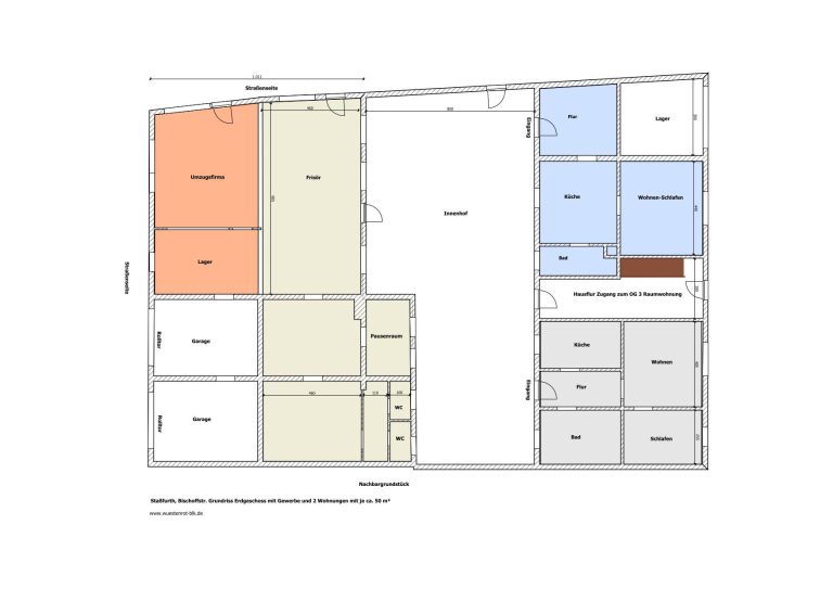 Immobilienangebot - Staßfurt - Alle - Staßfurt- Neue Heizung- Attraktives Wohn- und Geschäftshaus- voll vermietet