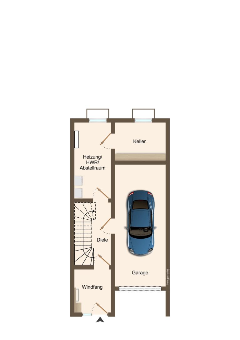 Immobilienangebot - Pforzheim / Büchenbronn - Alle - Reihenendhaus mit viel Wohnfläche und Gestaltungsspielraum -zum fertigstellen-
