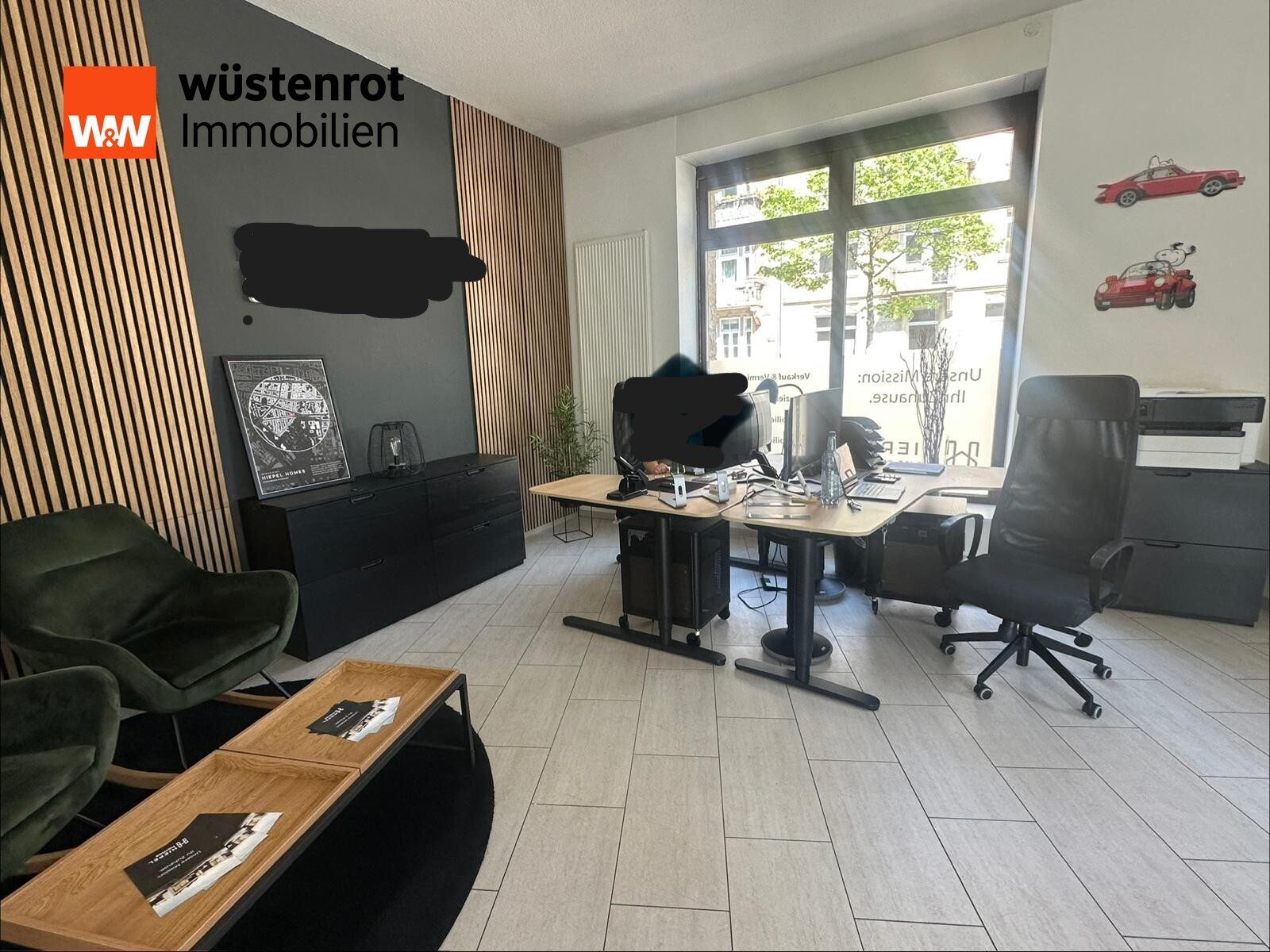 Immobilienangebot - Karlsruhe - Alle - Modernes Shared Office | 38 m² | 4 Arbeitsplätze | 3 Tage pro Woche verfügbar