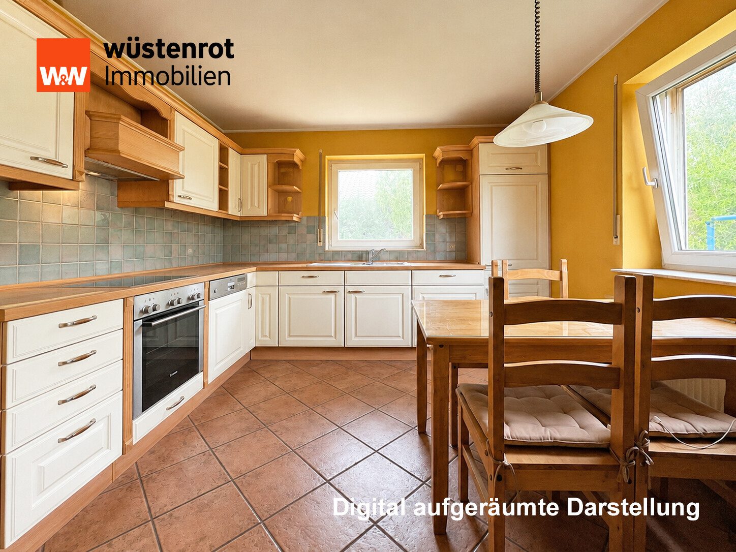 Immobilienangebot - Holldorf - Alle - VOR DEN TOREN DER STADT - HAUS MIT WINTERGARTEN + PHOTOVOLTAIKANLAGE + EINBAUKÜCHE + KAMINOFEN