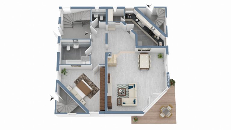 Immobilienangebot - Haßloch - Alle - Wohn- und Geschäftshaus mit 2 WE, 3 Gewerbeeinheiten, 5 Garagen und 12 Stellplätzen in Haßloch