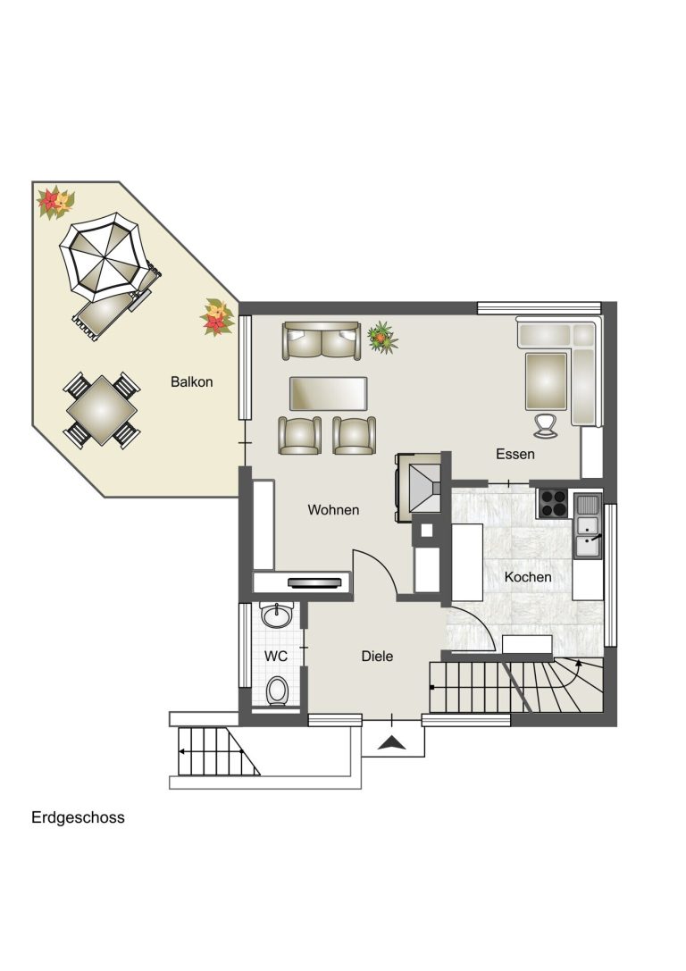 Immobilienangebot - Haßmersheim - Alle - Gepflegtes Einfamilienhaus mit schönem Garten in ruhiger Wohnlage