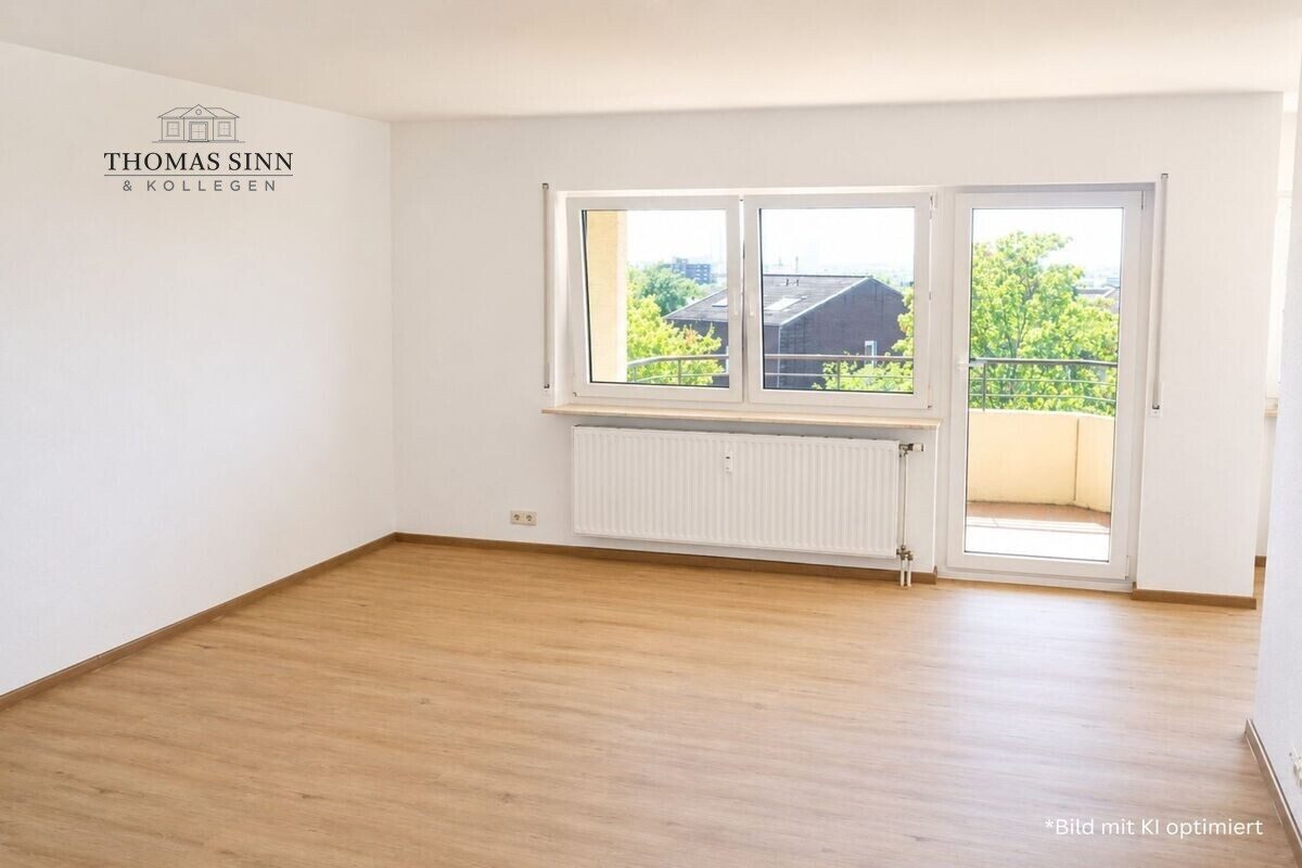 Immobilienangebot - Neckarsulm - Alle - Bezugsfreie 3,5-Zimmer-Wohnung im 4. OG mit Aufzug, großem Balkon und ruhiger Lage in Sackgasse