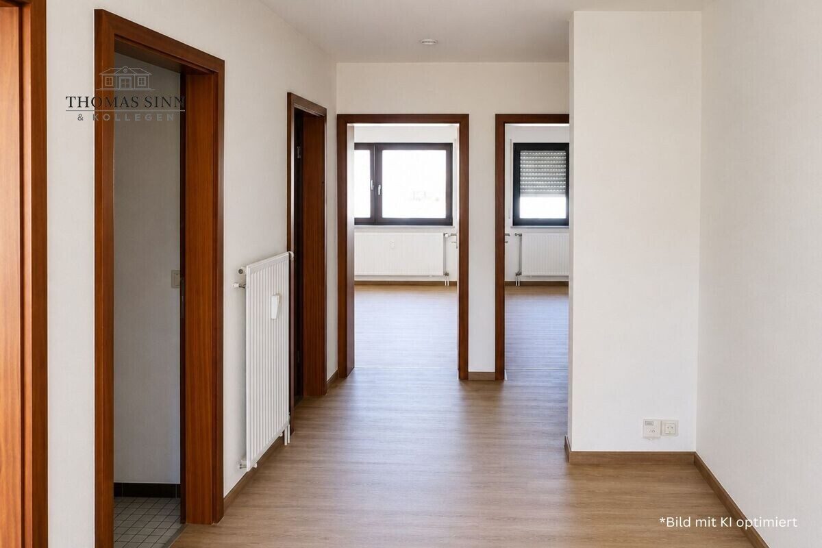 Immobilienangebot - Neckarsulm - Alle - Bezugsfreie 3,5-Zimmer-Wohnung im 4. OG mit Aufzug, großem Balkon und ruhiger Lage in Sackgasse