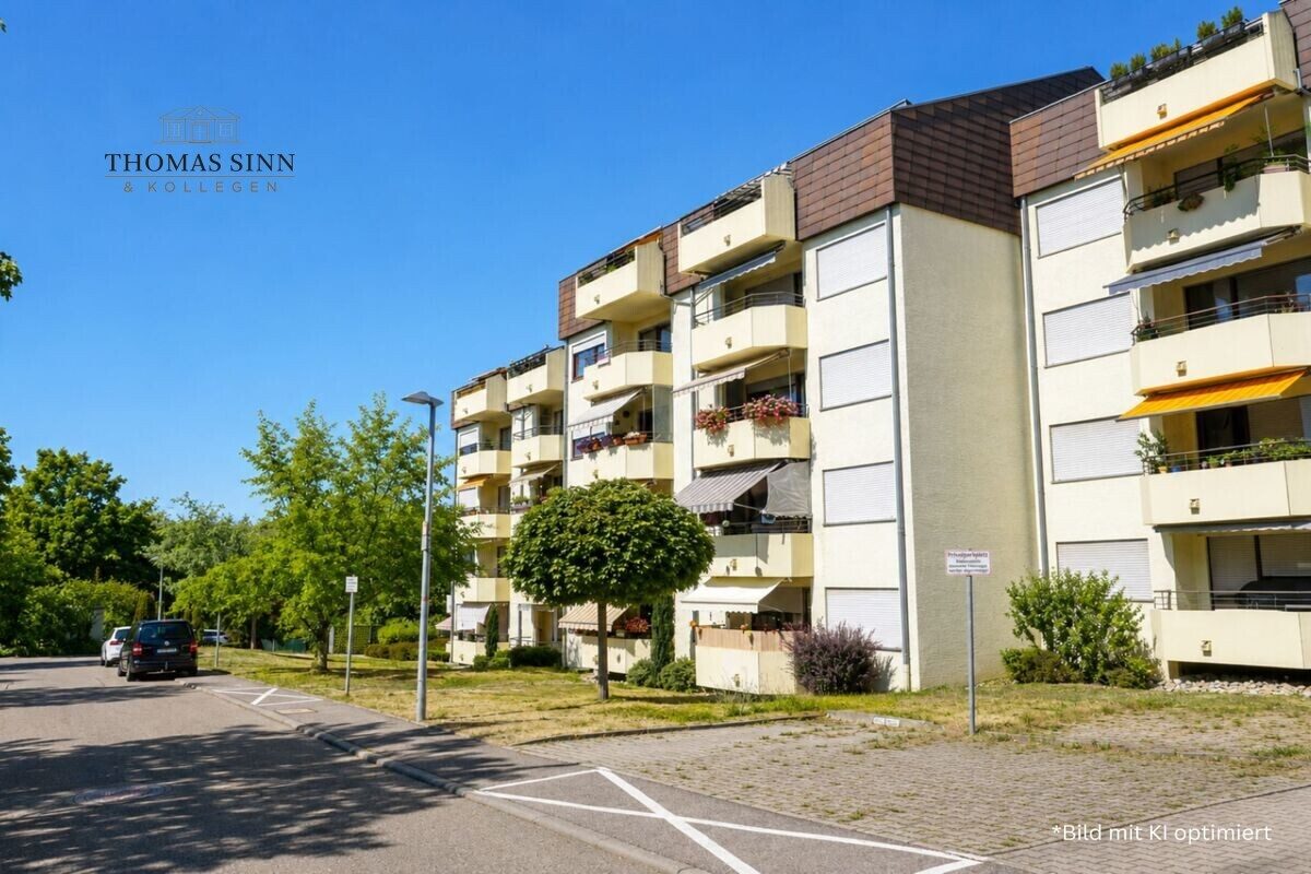 Immobilienangebot - Neckarsulm - Alle - Bezugsfreie 3,5-Zimmer-Wohnung im 4. OG mit Aufzug, großem Balkon und ruhiger Lage in Sackgasse