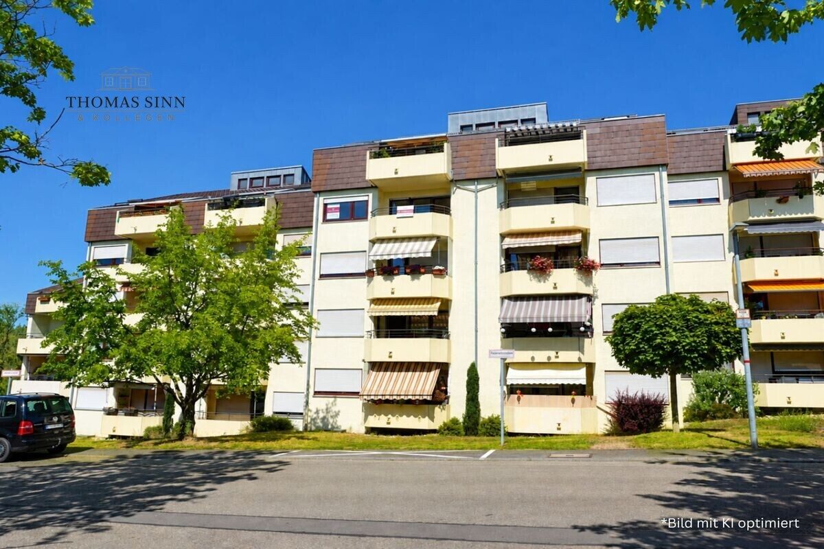 Immobilienangebot - Neckarsulm - Alle - Bezugsfreie 3,5-Zimmer-Wohnung im 4. OG mit Aufzug, großem Balkon und ruhiger Lage in Sackgasse