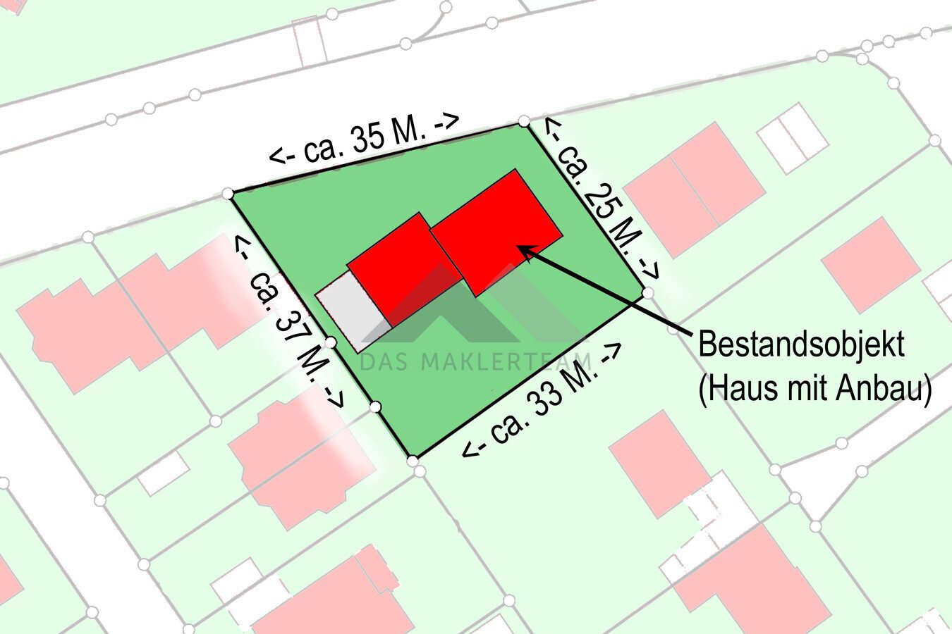 Immobilienangebot - Ottobrunn / Riemerling - Alle - Großzügiges Süd-Baugrundstück (mit Altbestand) für Ihr XXL-EFH oder ihre DHH (E+1+D)