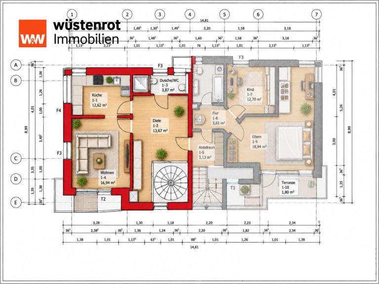 Immobilienangebot - Dresden / Weixdorf - Alle - Eigentumswohnung im Norden von Dresden – Kapitalanlage oder Eigenbedarf