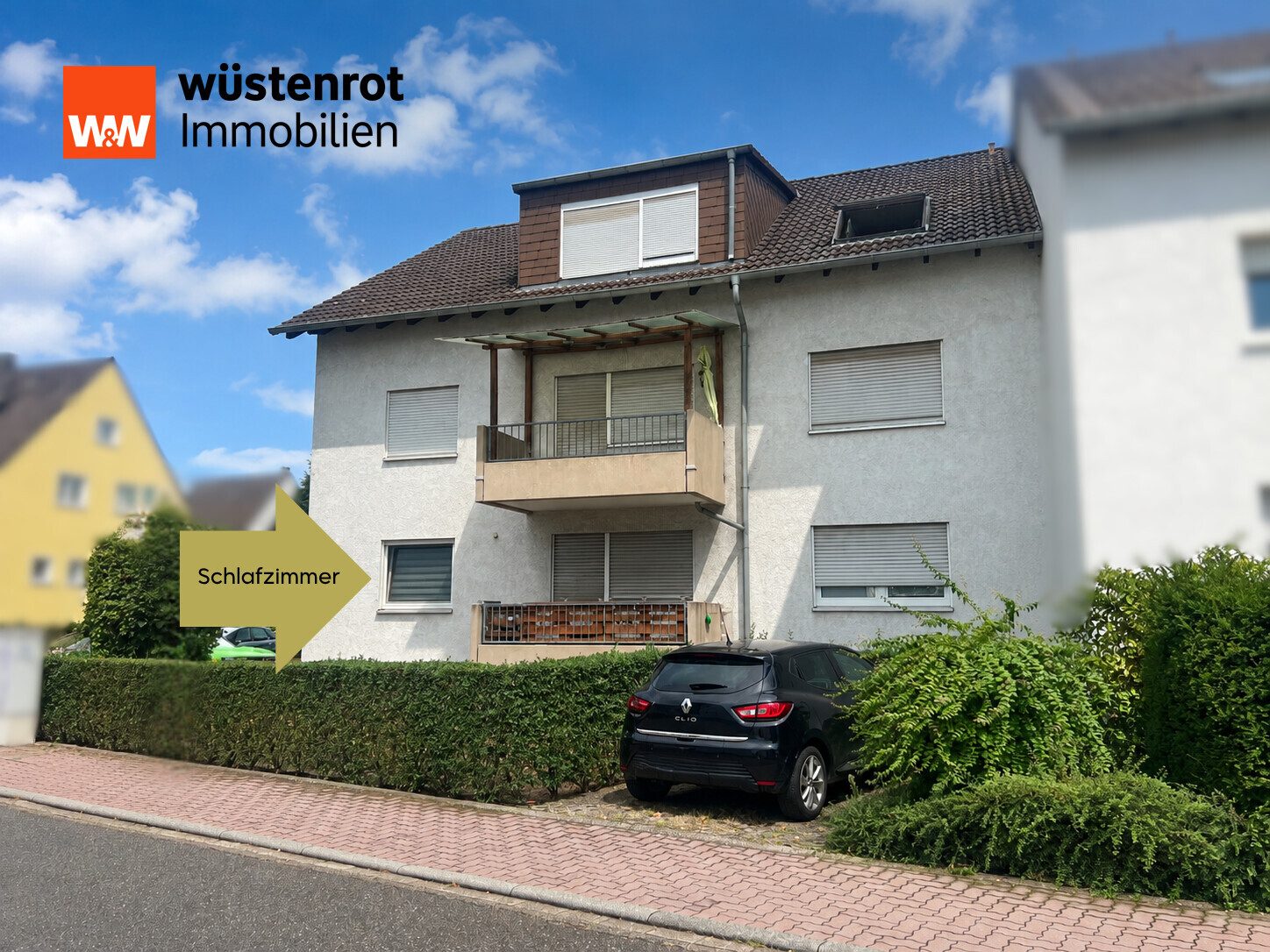 Immobilienangebot - Eggenstein-Leopoldshafen - Alle - Gepflegte 2-Zimmer-Erdgeschosswohnung mit Tageslichtbad und Stellplatz - Bezugsfrei