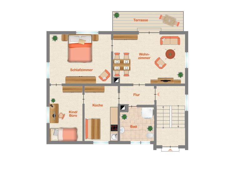 Immobilienangebot - Oberrot - Hausen - Alle - Zweifamilienhaus mit ausbaufähigem Dachgeschoss und schönem Garten