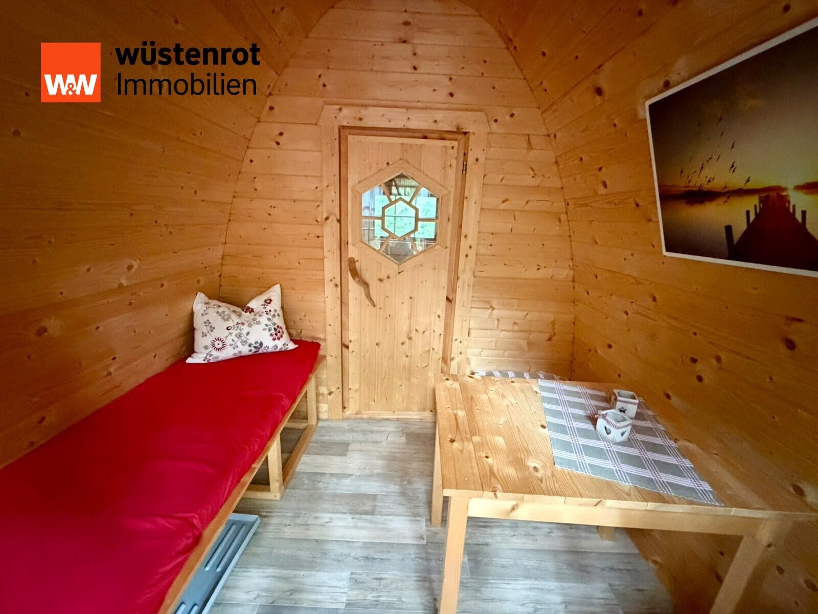 Immobilienangebot - Teupitz - Alle - Idyllischer Wochenendbungalow am Wasser mit eigenem Steg & großem Waldgrundstück